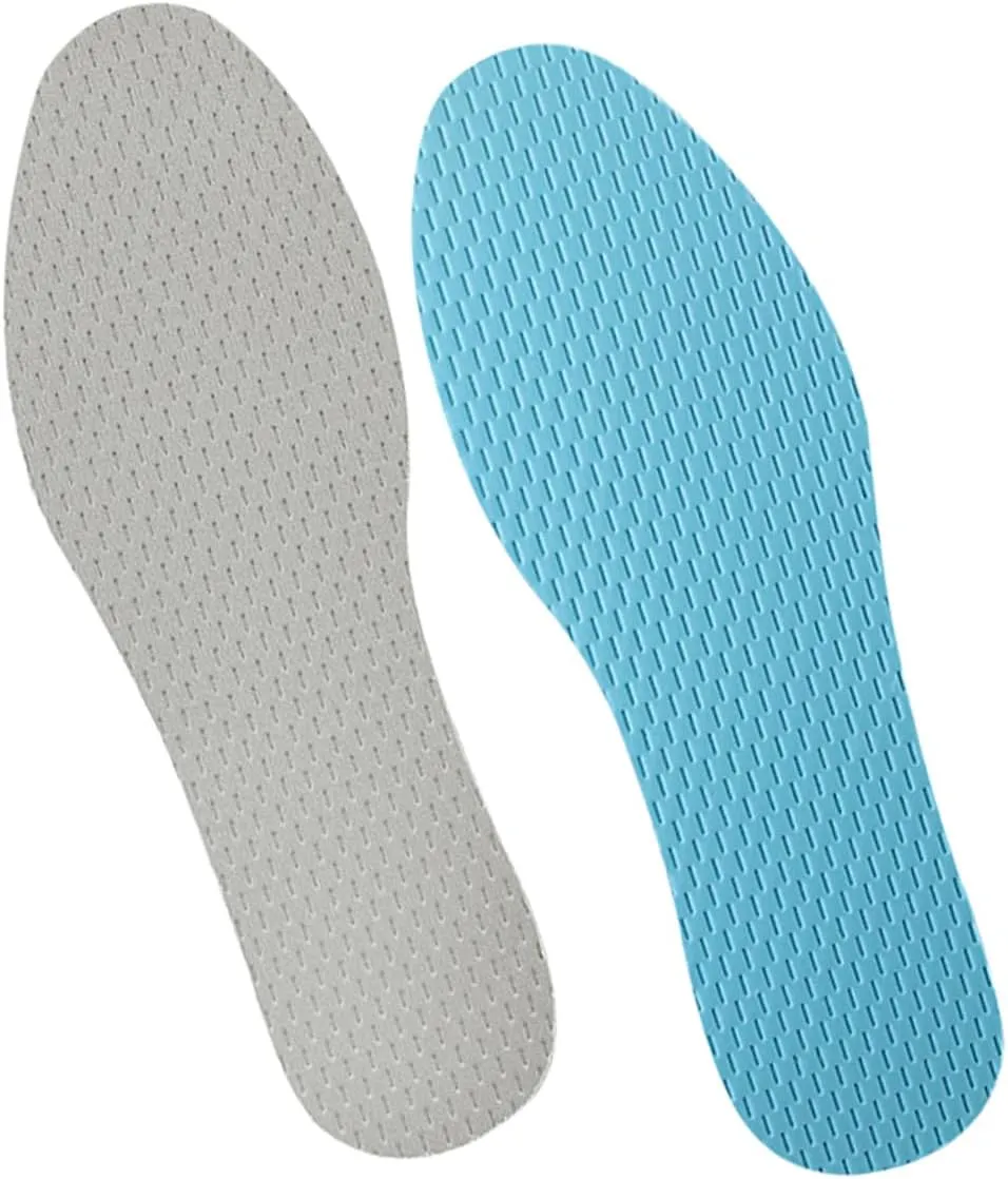 1 Pair Breathable Shoe Inserts for Men and Women Comfortable Sweat Absorbing Insoles Cuttable Shoe Pads for Daily Use Elastic Shock Absorbing Liners for Running and Walking