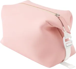 13" 6L Large Silicone Dopp Kit,Waterproof Leakproof Toiletry Bag,Foldable Travel Makeup Case for Mens Womens,Pink