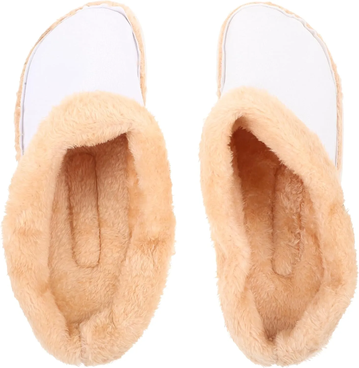 1Pair Warm Detachable Hole Shoe Inserts for Winter Plush Liner for Men Women Easy to Clean Replacement Cozy Footwear for Cold
