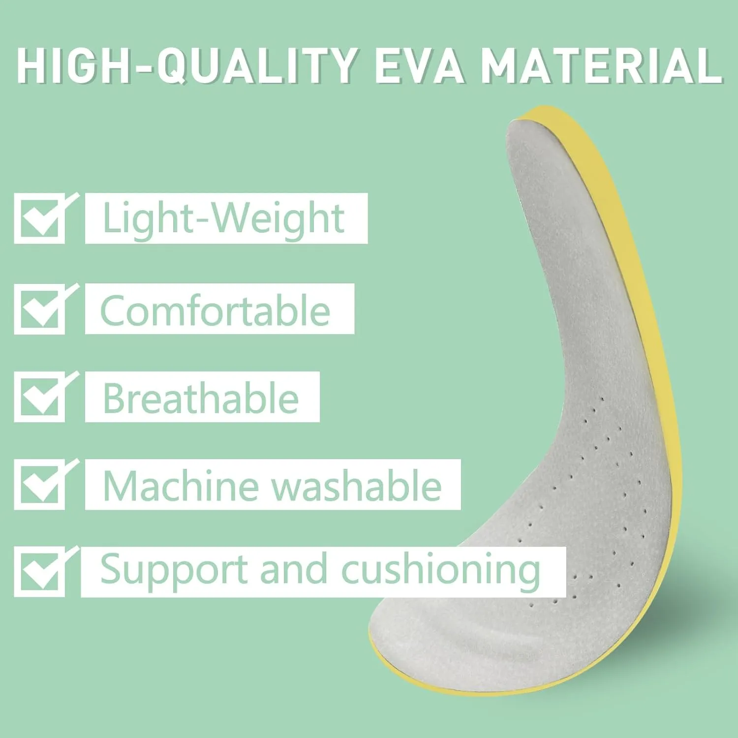 2 Pairs Shoes Insoles for Hey Dude Men's Wally Shoes, Classic Replacement Footwear Inserts for Comfortable Light-Weight and Cushion Shock Absorbing(M12)