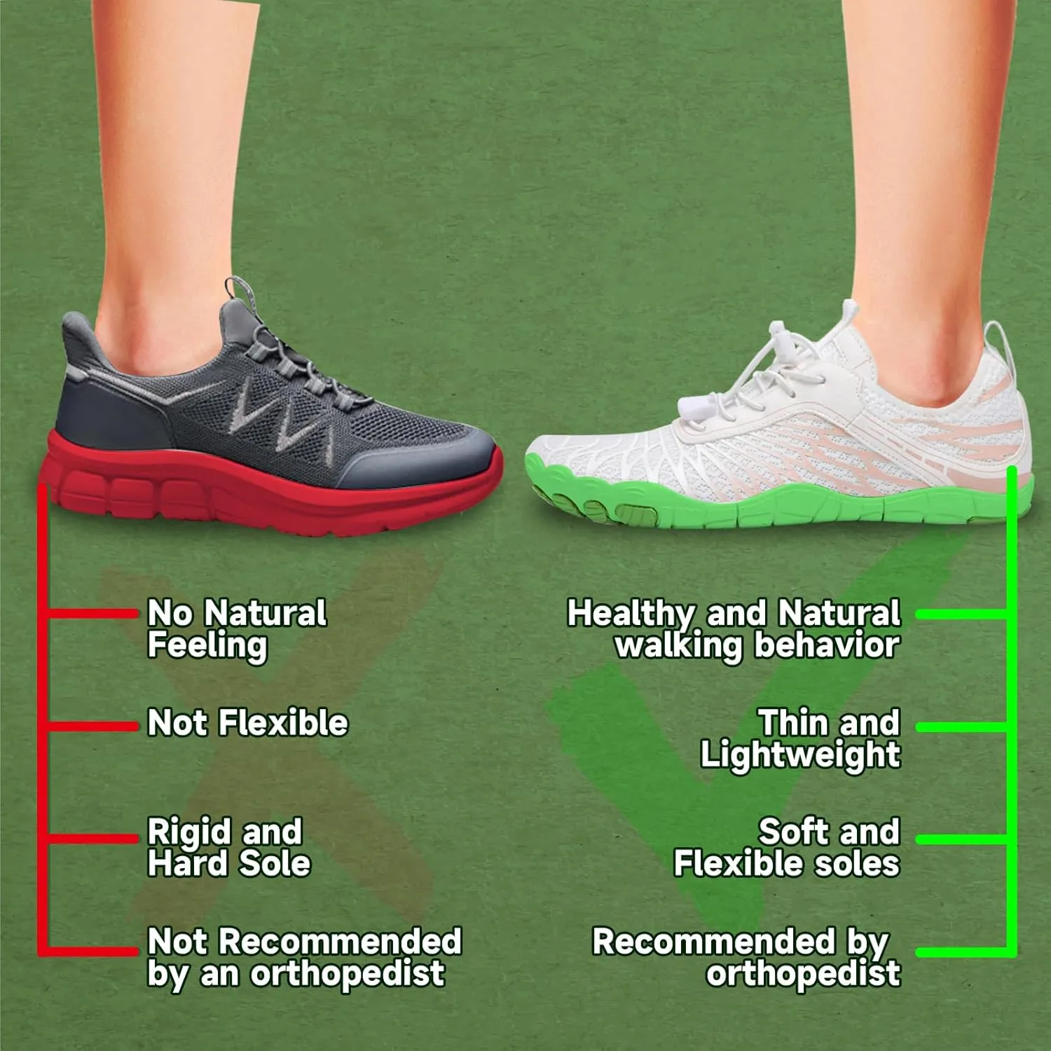 2025 New Barefoot Shoes for Women Mens,Hike Barefoot Shoes Womens Footwear,Comfortable & Non-Slip Barefoot Vitality Shoe Women's Athletic Footwear,Wide Toe Box Water Shoe for Women Men