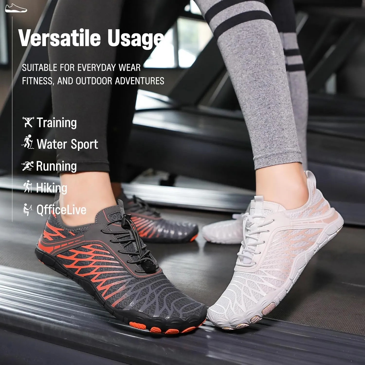 2025 New Barefoot Shoes for Women Mens,Hike Barefoot Shoes Womens Footwear,Comfortable & Non-Slip Barefoot Vitality Shoe Women's Athletic Footwear,Wide Toe Box Water Shoe for Women Men