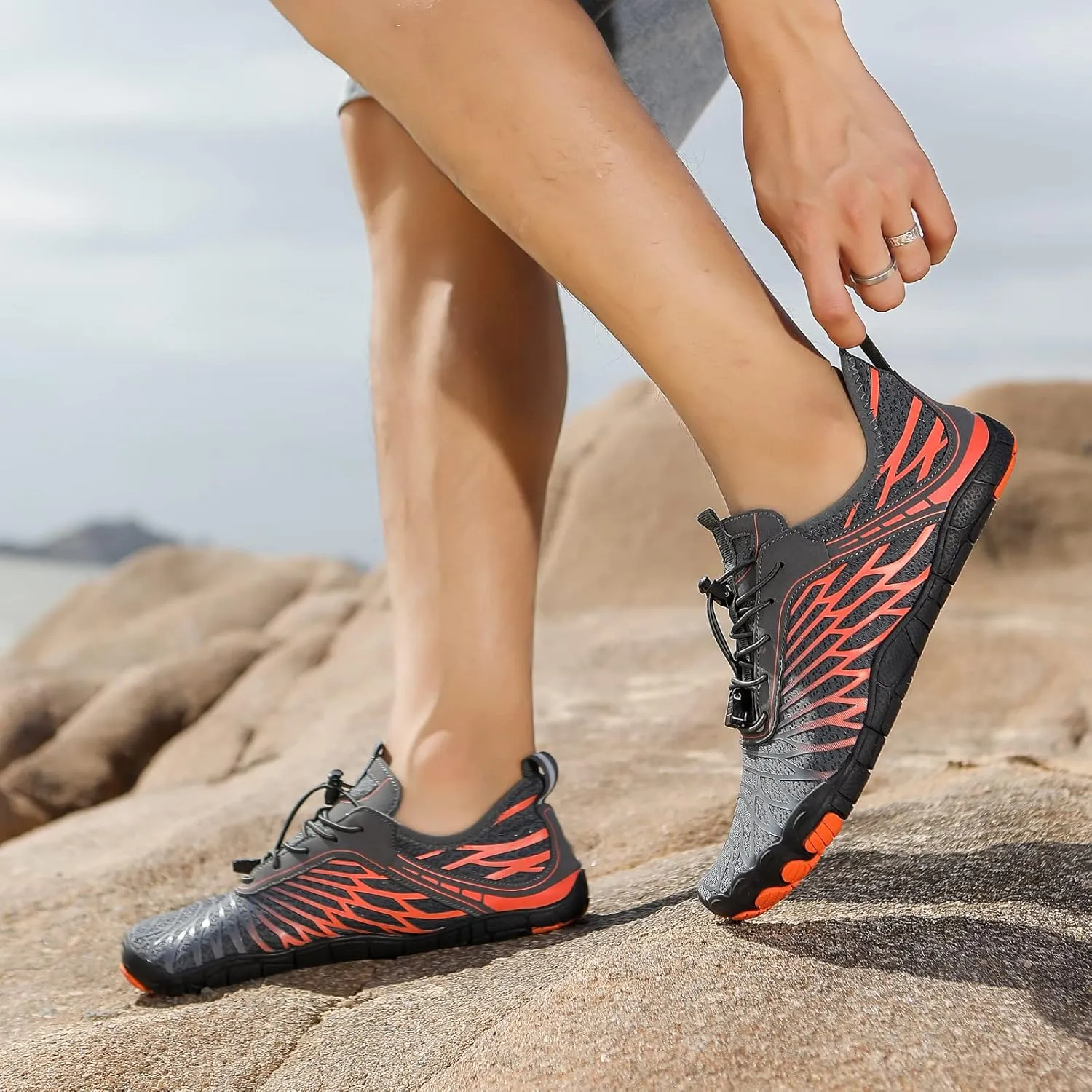 2025 New Barefoot Shoes for Women Mens,Hike Barefoot Shoes Womens Footwear,Comfortable & Non-Slip Barefoot Vitality Shoe Women's Athletic Footwear,Wide Toe Box Water Shoe for Women Men