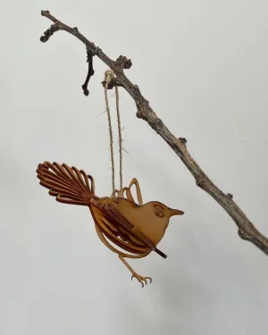 3D Hanging Wooden Decoration - Fantail by Designcraft
