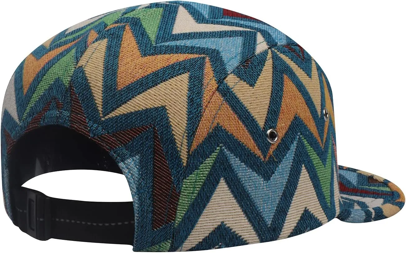 5 Panel Camper Hat | Multi-Color Unique Designs | Caps for Men & Women | Large or X-Large