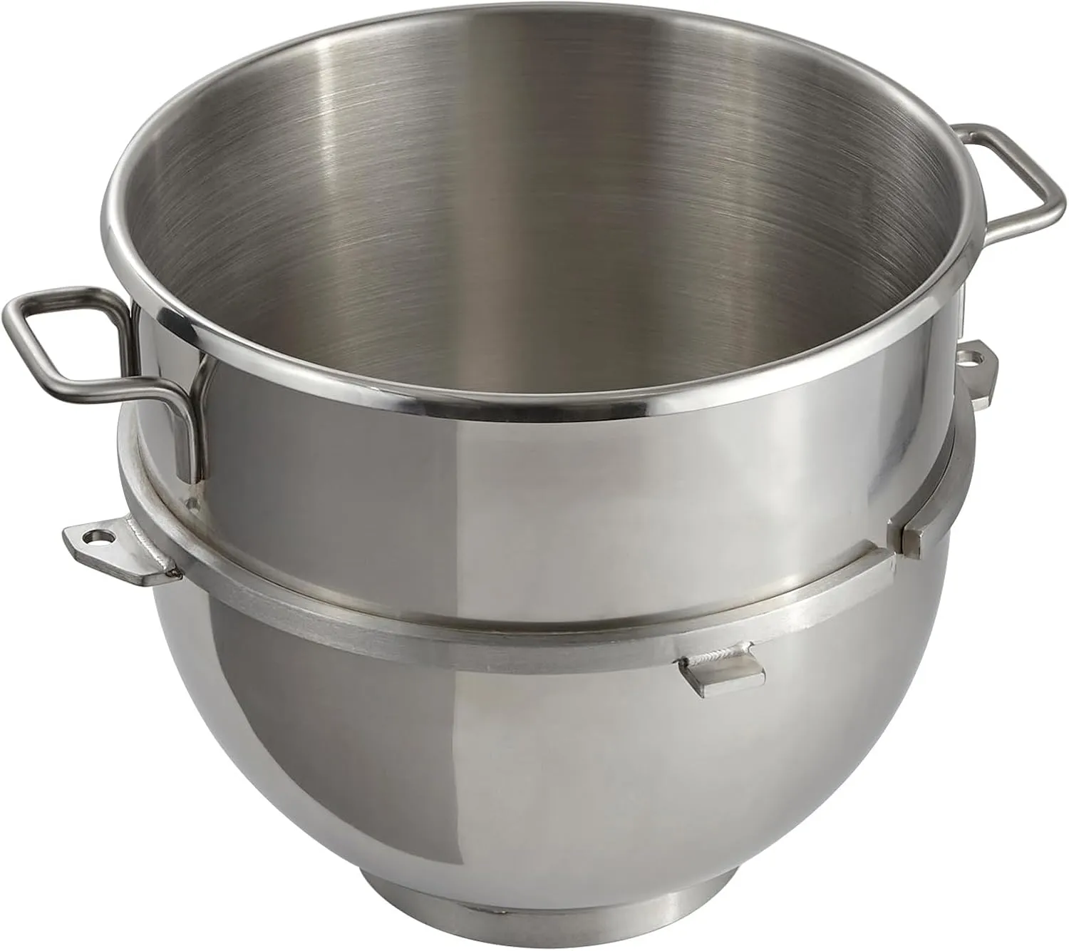 60 Quart Stainless Steel Mixing Bowl, Commercial Mixing Bowl, Fits Select Hobart Mixers