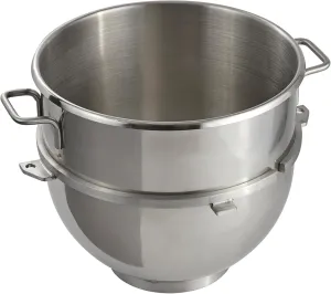 60 Quart Stainless Steel Mixing Bowl, Commercial Mixing Bowl, Fits Select Hobart Mixers