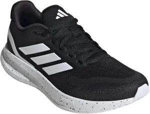 adidas Men's Run Falcon 5 Sneaker, Black/White/Black, 8
