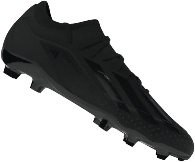 adidas Mens X Crazyfast.3 Firm Ground Soccer Cleats Cleated, Firm Ground - Black