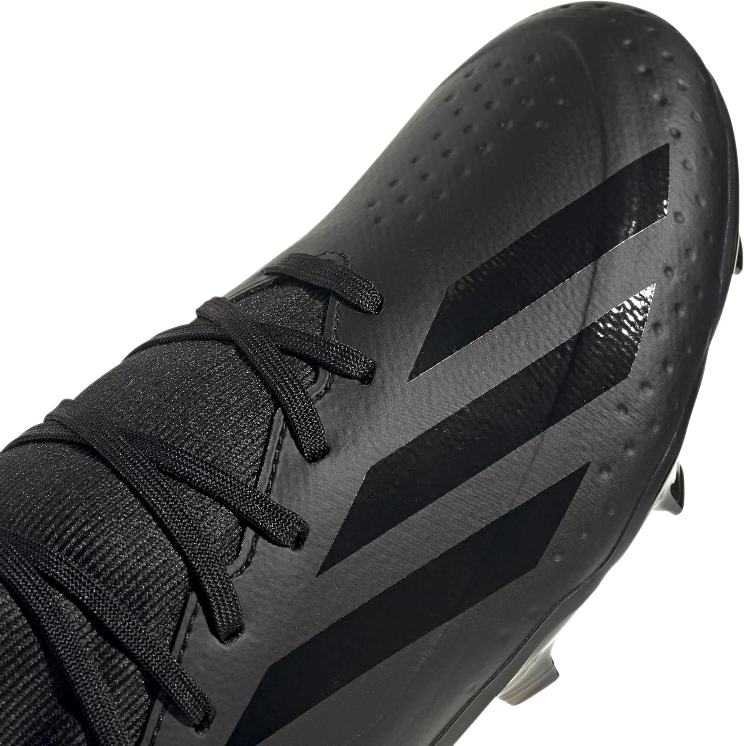 adidas Mens X Crazyfast.3 Firm Ground Soccer Cleats Cleated, Firm Ground - Black