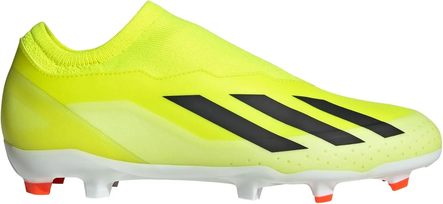 adidas Unisex-Adult X Crazyfast League Laceless Firm Ground Sneaker