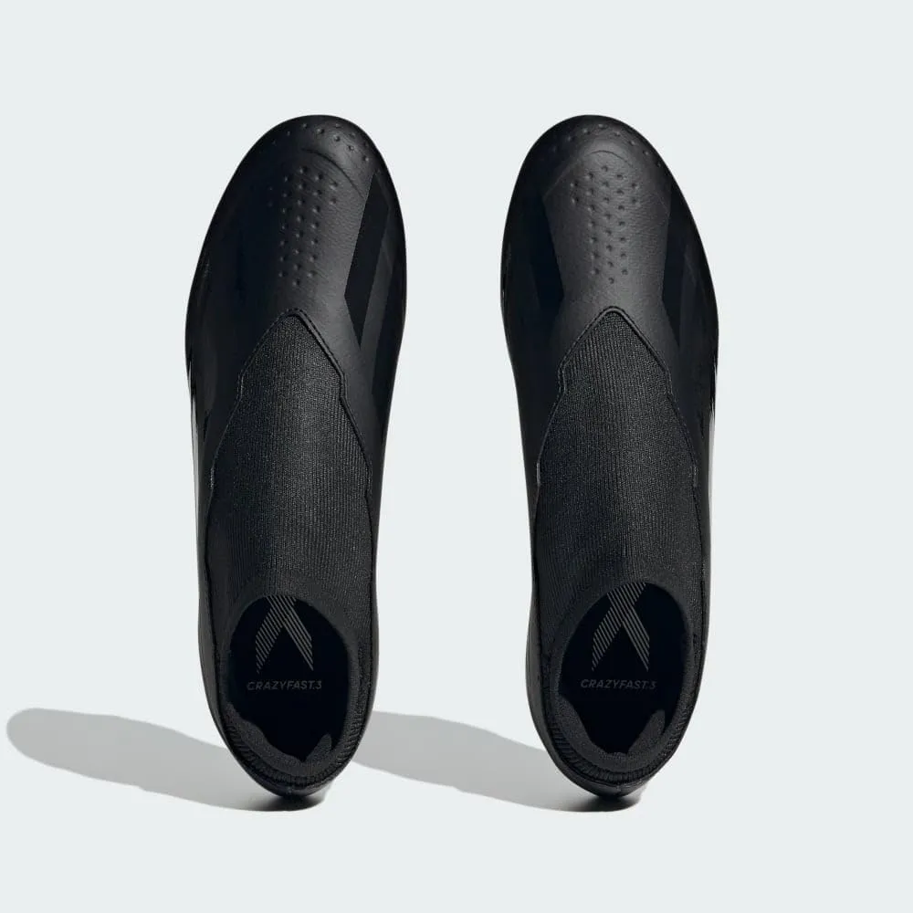 adidas Unisex Adult X Crazyfast.3 Firm Ground Laceless Sneaker