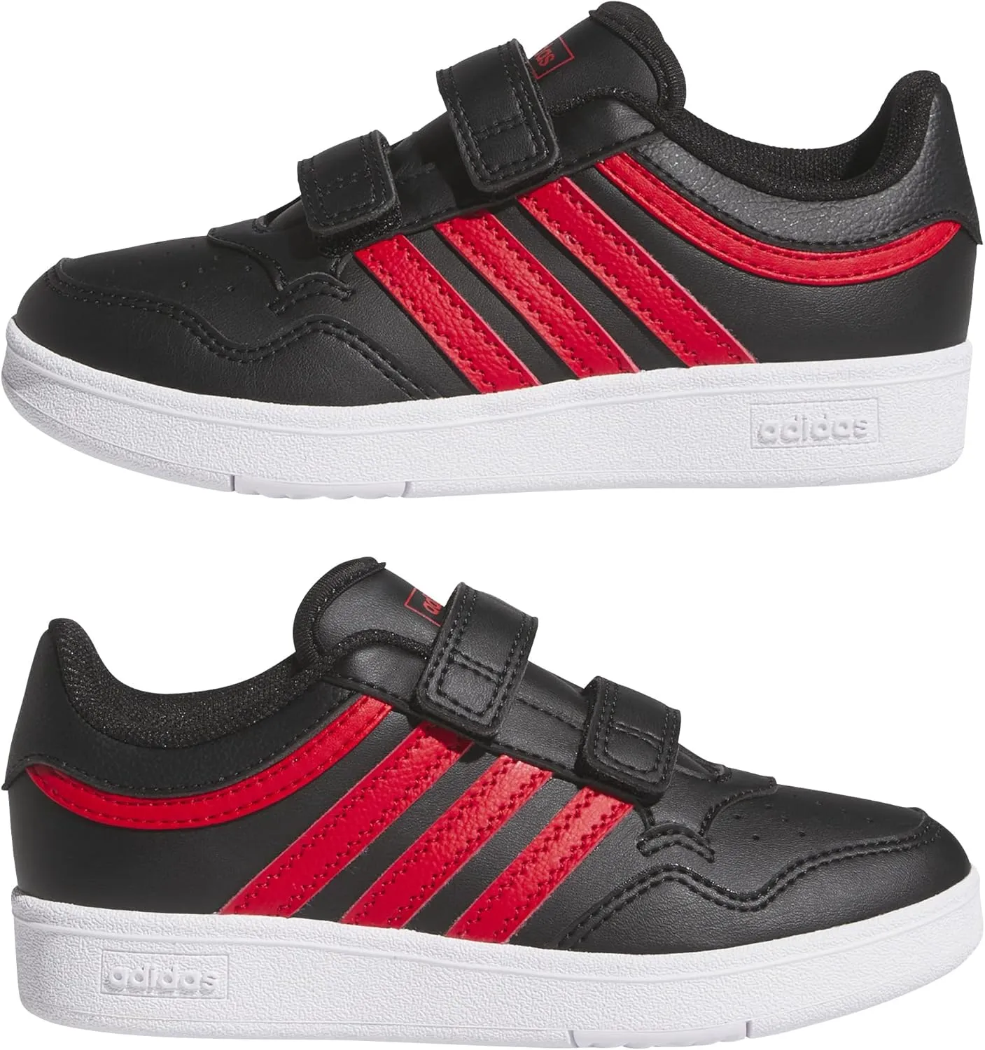 adidas Unisex-Child Hoops 4.0 Velcro Strap Sneaker