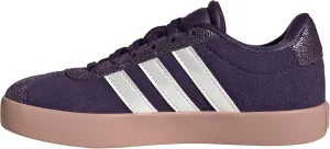 adidas VL Court 3.0 Sneaker, Aurora Plum/Zero Metallic/Pink Gum, 5.5 US Unisex Big Kid