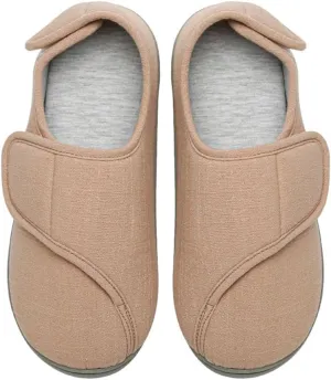 Adjustable Slippers, Shoes for Swollen Feet, Diabetic Edema Velcro Shoes, Suitable for Plantar Fasciitis, Bunions, Arthritis