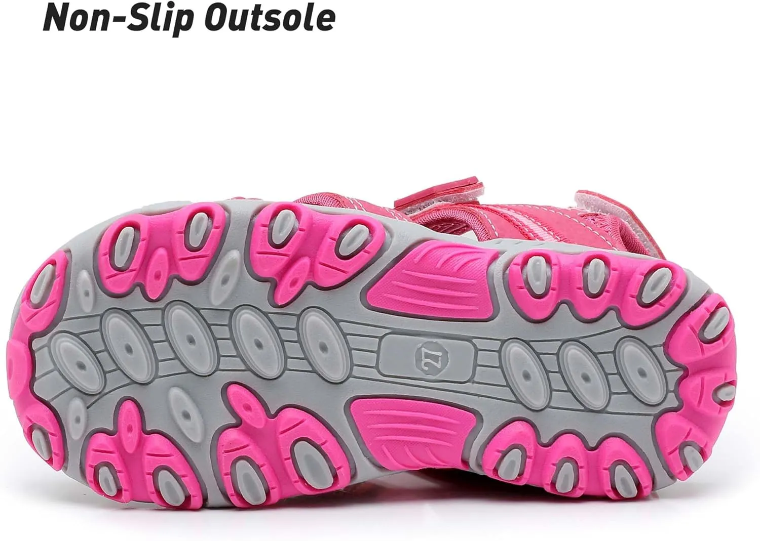 Ahannie Boys Girls Outdoor Sport Sandals,Kids Closed Toe Beach Sandals, Toddler Summer Shoes
