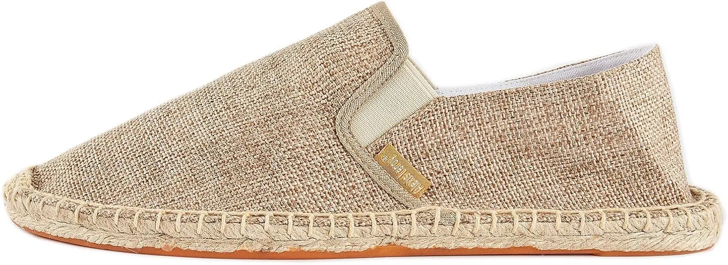 Alexis Leroy Men's Fashion Casual Canvas Slip on Flat Espadrilles