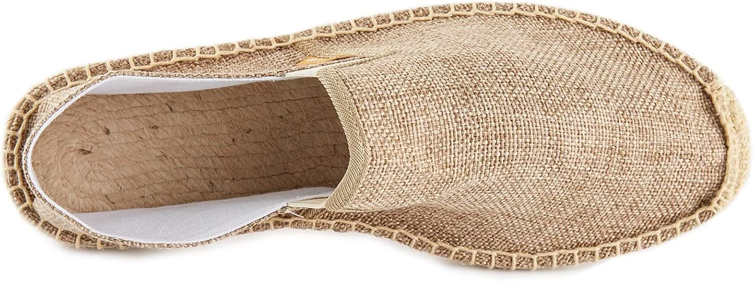 Alexis Leroy Men's Fashion Casual Canvas Slip on Flat Espadrilles