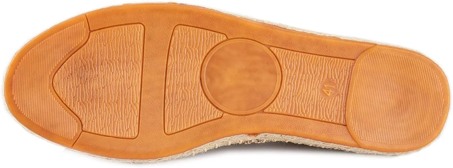 Alexis Leroy Men's Fashion Casual Canvas Slip on Flat Espadrilles