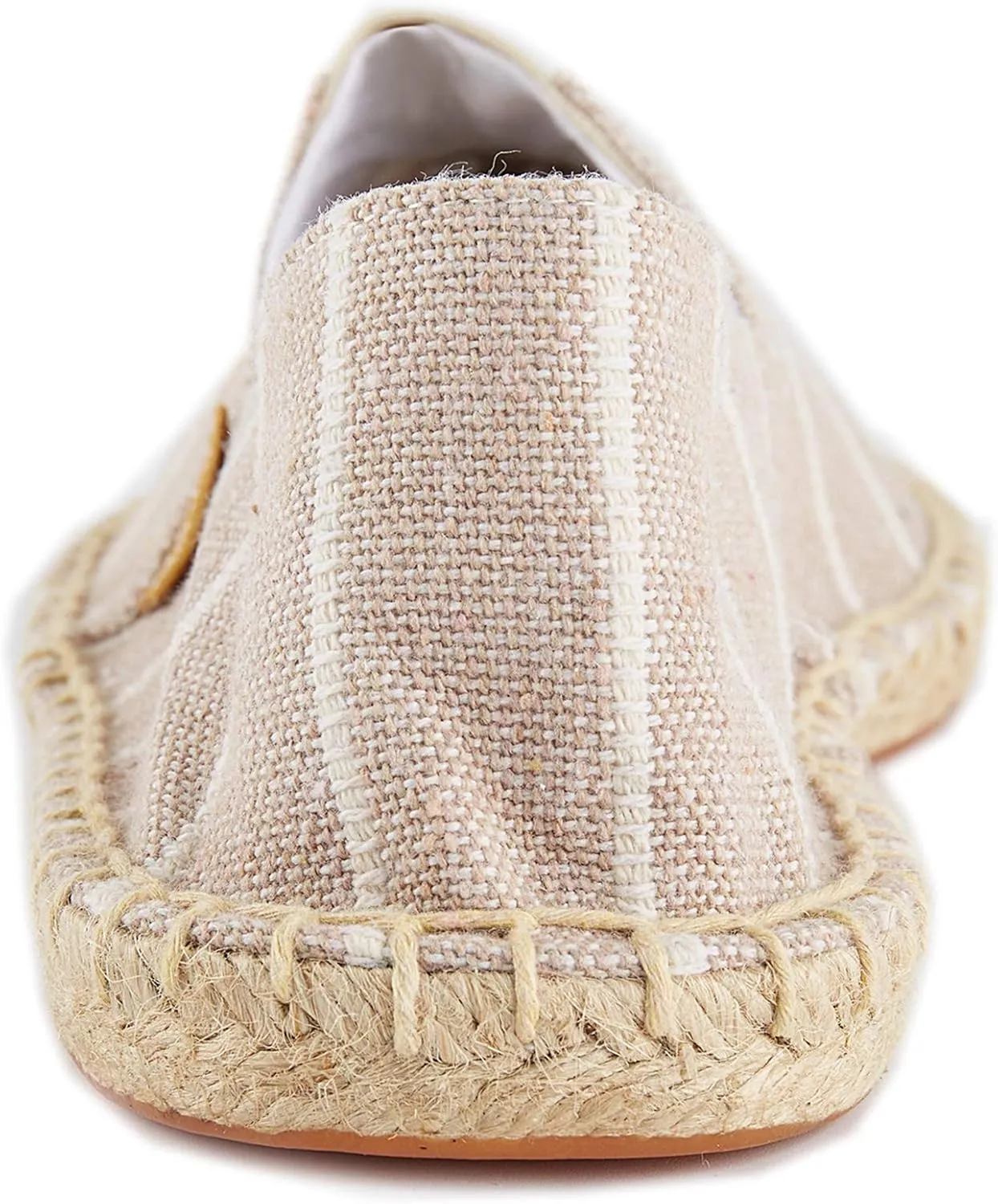 Alexis Leroy Women's Summer Stripe Canvas Flat Espadrilles