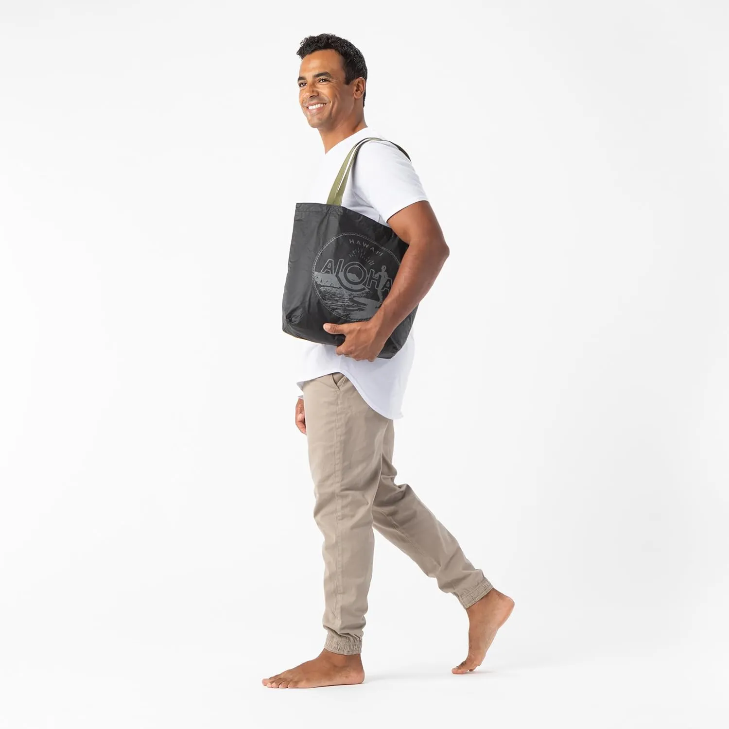 ALOHA Collection Reversible Tote - Splash-Proof Beach & Travel Tote, Easy to Clean (17" x 13")