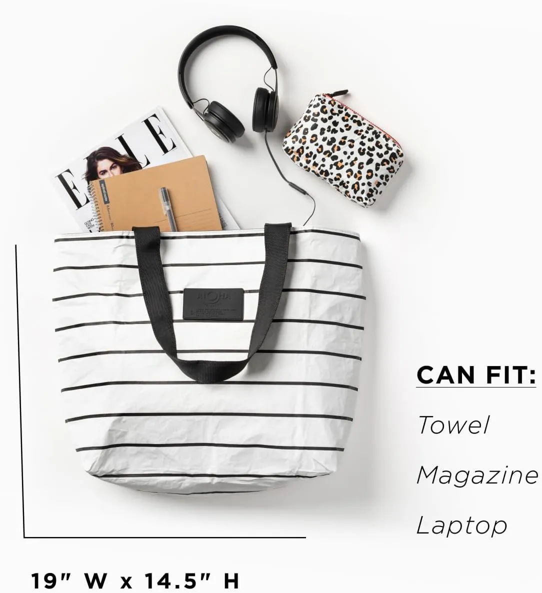 ALOHA Collection Tote | Lightweight, Packable, and Splash-Proof Beach Tote Bag | Easy to Clean