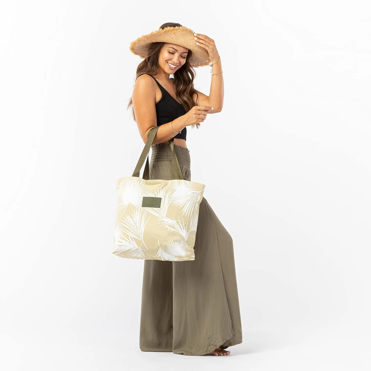 ALOHA Collection Tote | Lightweight, Packable, and Splash-Proof Beach Tote Bag | Easy to Clean