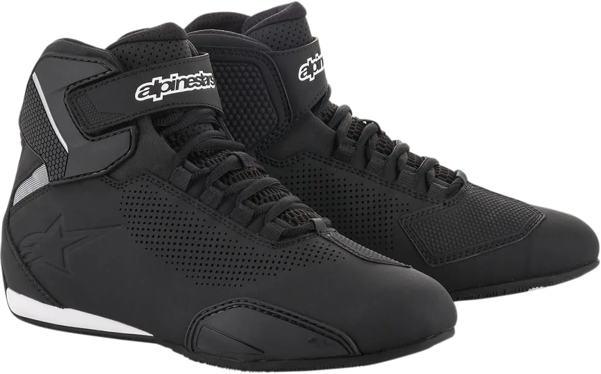 Alpinestars 25156181010 Men's Sektor Vented Street Motorcycle Shoe, Black, 10