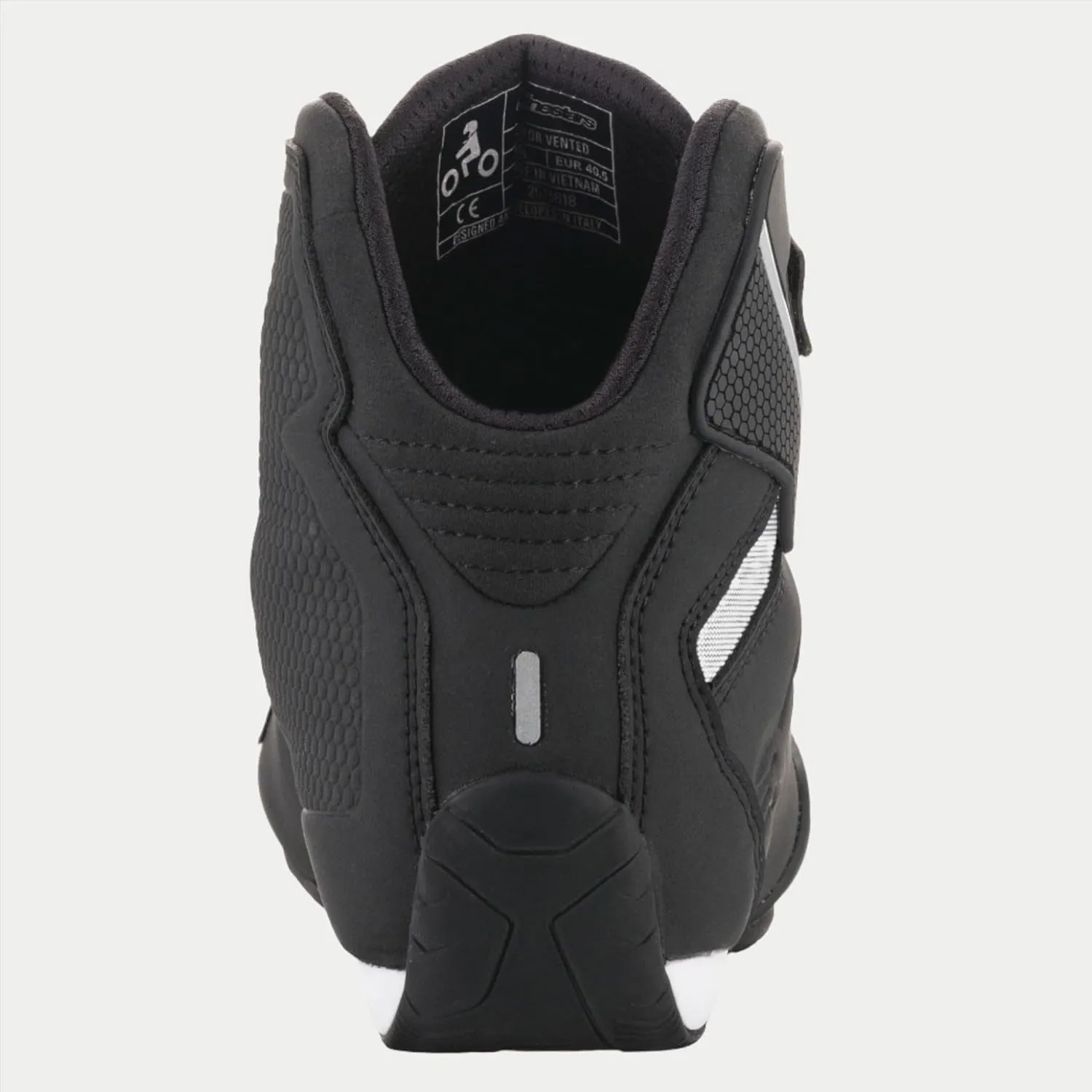 Alpinestars 25156181010 Men's Sektor Vented Street Motorcycle Shoe, Black, 10