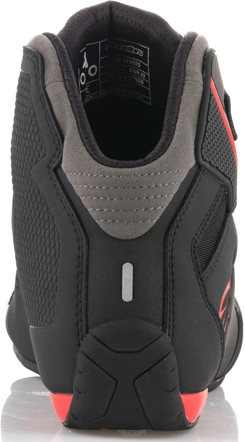 Alpinestars Sektor Vented Shoes - Black/Gray/Red - 13.5