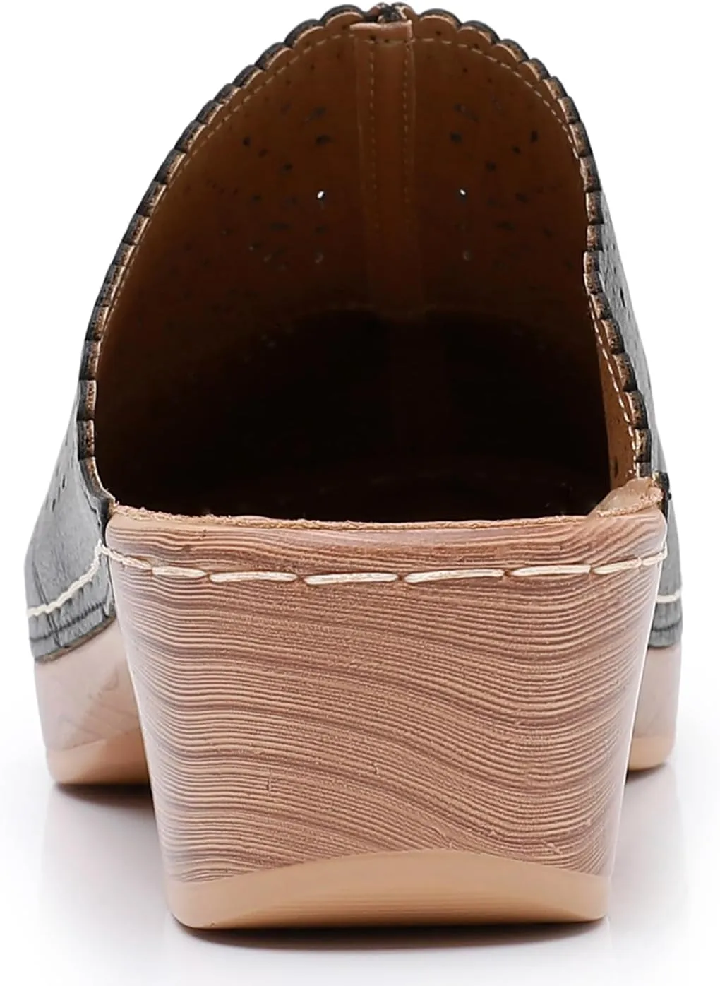 Altxic Women's Cut-Out Vamp Comfortable Slip On Open Back Mule Clogs