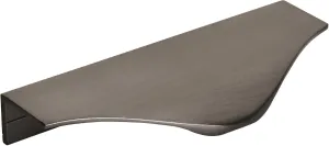 Amerock | Cabinet Edge Pull | Black Chrome | 4-3/16 inch (106 mm) Center to Center | Aloft | 1 Pack | Drawer Pull | Drawer Handle | Cabinet Hardware