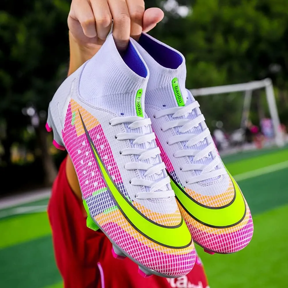 AMZ BSHIDA World Cup Professional Men's Soccer Cleats Adult Firm Ground Football Training Boots TF/AG Soccer Shoe Sneaker