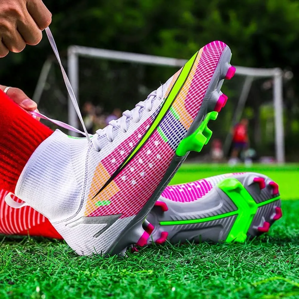 AMZ BSHIDA World Cup Professional Men's Soccer Cleats Adult Firm Ground Football Training Boots TF/AG Soccer Shoe Sneaker