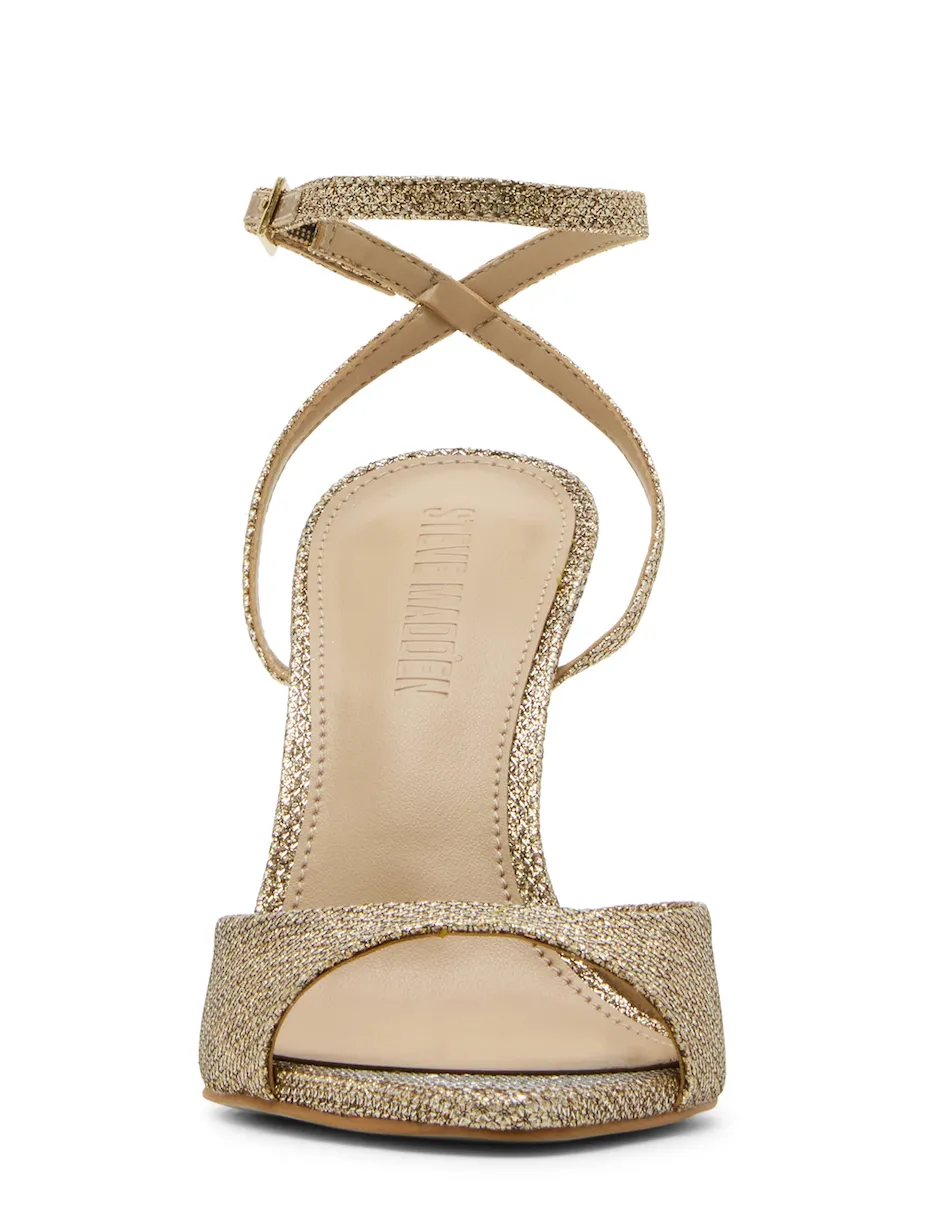 Ankle Strap Pointed Toe Block Heel