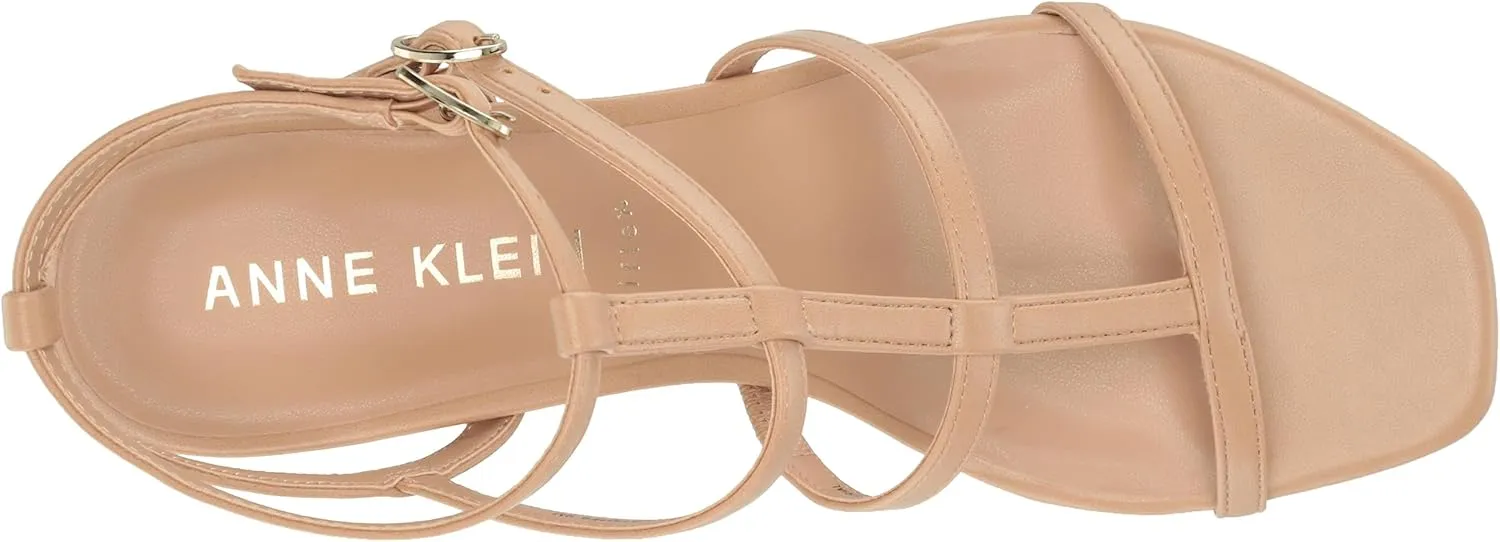 Anne Klein Womens Matilda Strappy Ankle Strap Heels