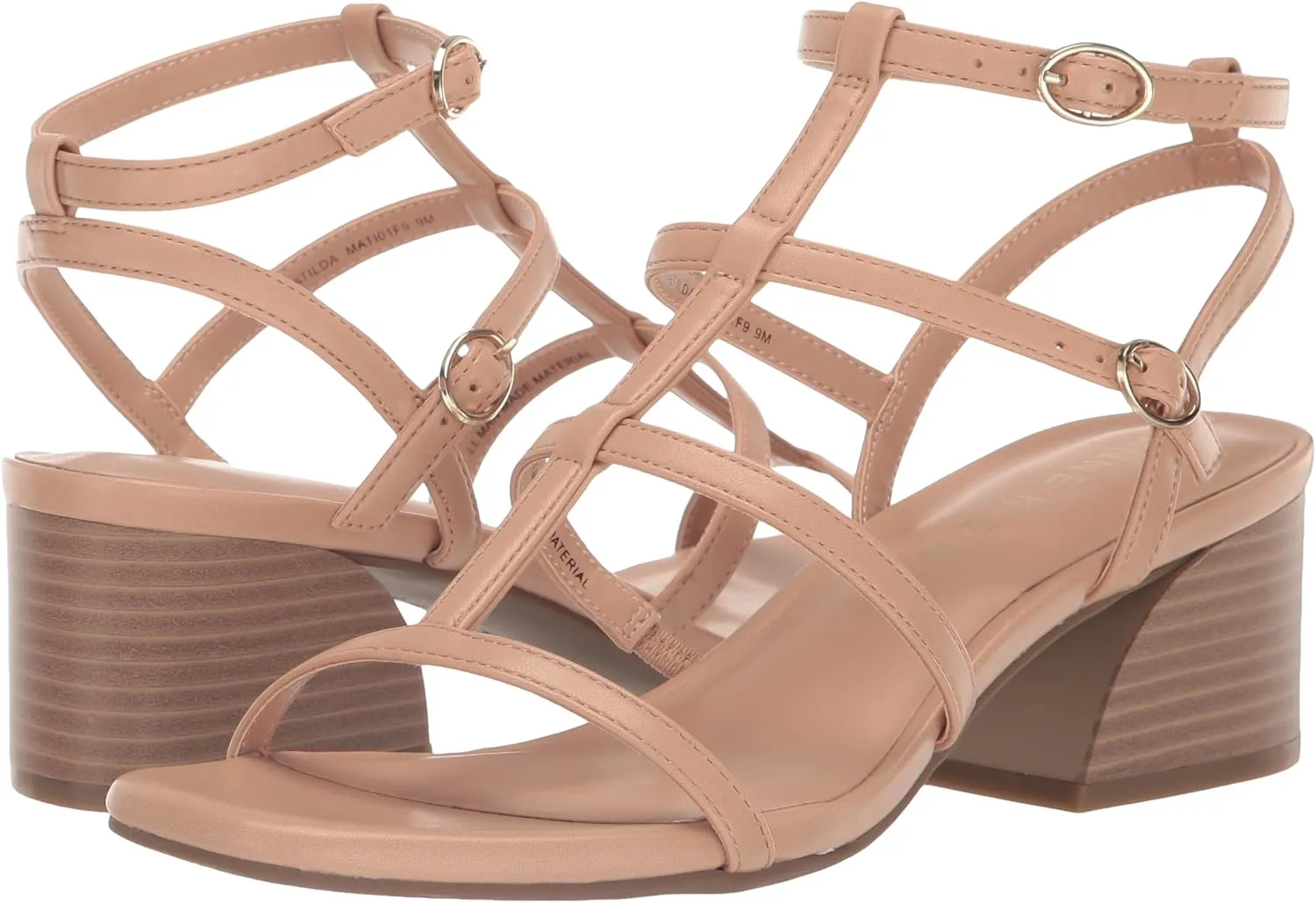 Anne Klein Womens Matilda Strappy Ankle Strap Heels
