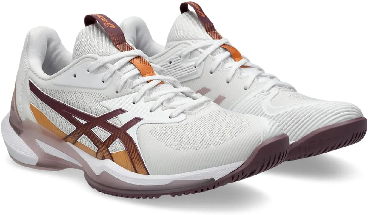 ASICS Women's Solution Speed Ff 3 Trainers, White Dusty Mauve, 6.5 Women