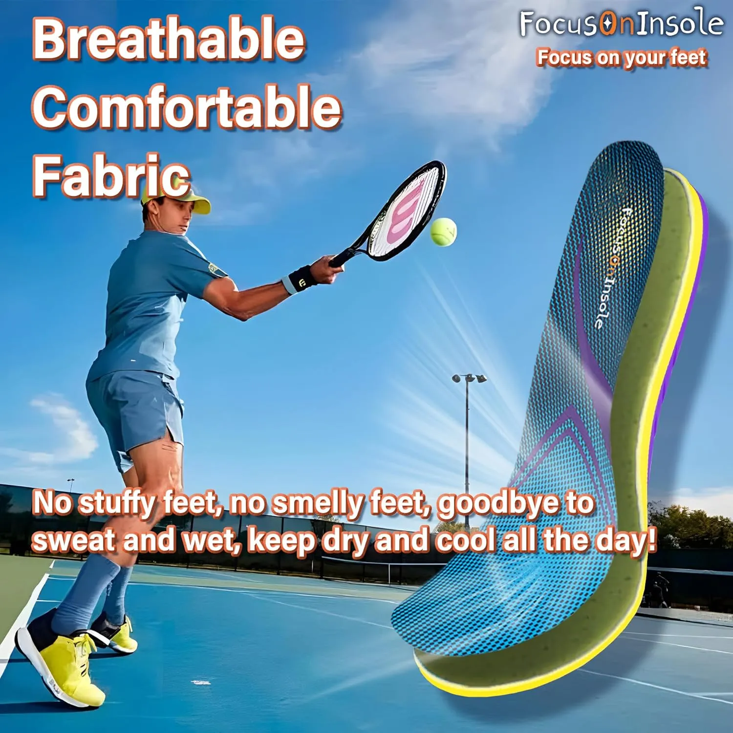 Athletic Shoe Insoles Men Women, 240  lbs Plantar Fasciitis Strong Arch Support Insoles, Ideal for Active Sports Walking Running Training, Orthotic Work Boot Inserts for Standing All Day Pain Relief