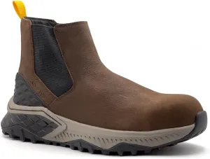 Avenger Work Boots Men's Summit Trail Chelsea Ct Industrial Shoe, Brown, 7.5