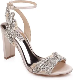 Badgley Mischka Libby Crystal Embellished Evening Shoe