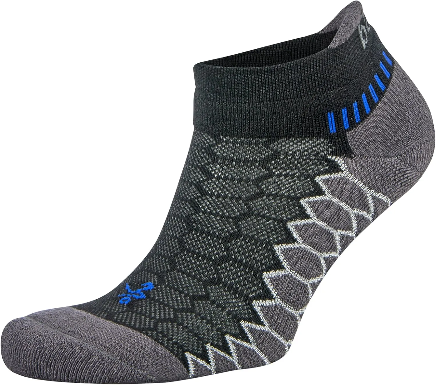 Balega Unisex Adult Silver Compression Fit Performance No Show Athletic Running Socks (1 Pair)