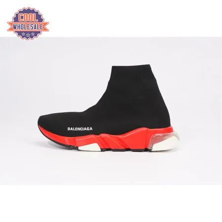 Balenciaga Speed LT SNEAKER Black Red Crystal SP36-45