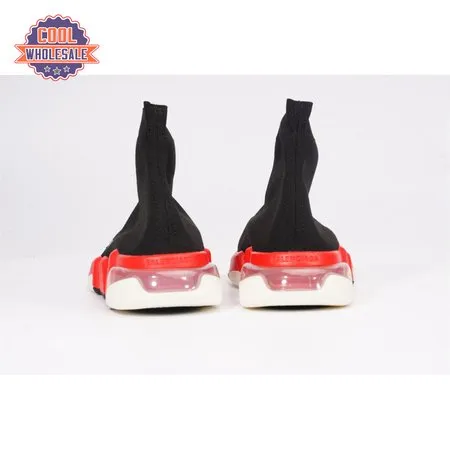 Balenciaga Speed LT SNEAKER Black Red Crystal SP36-45