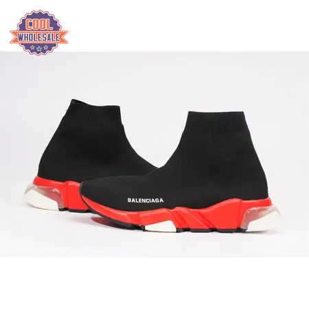 Balenciaga Speed LT SNEAKER Black Red Crystal SP36-45