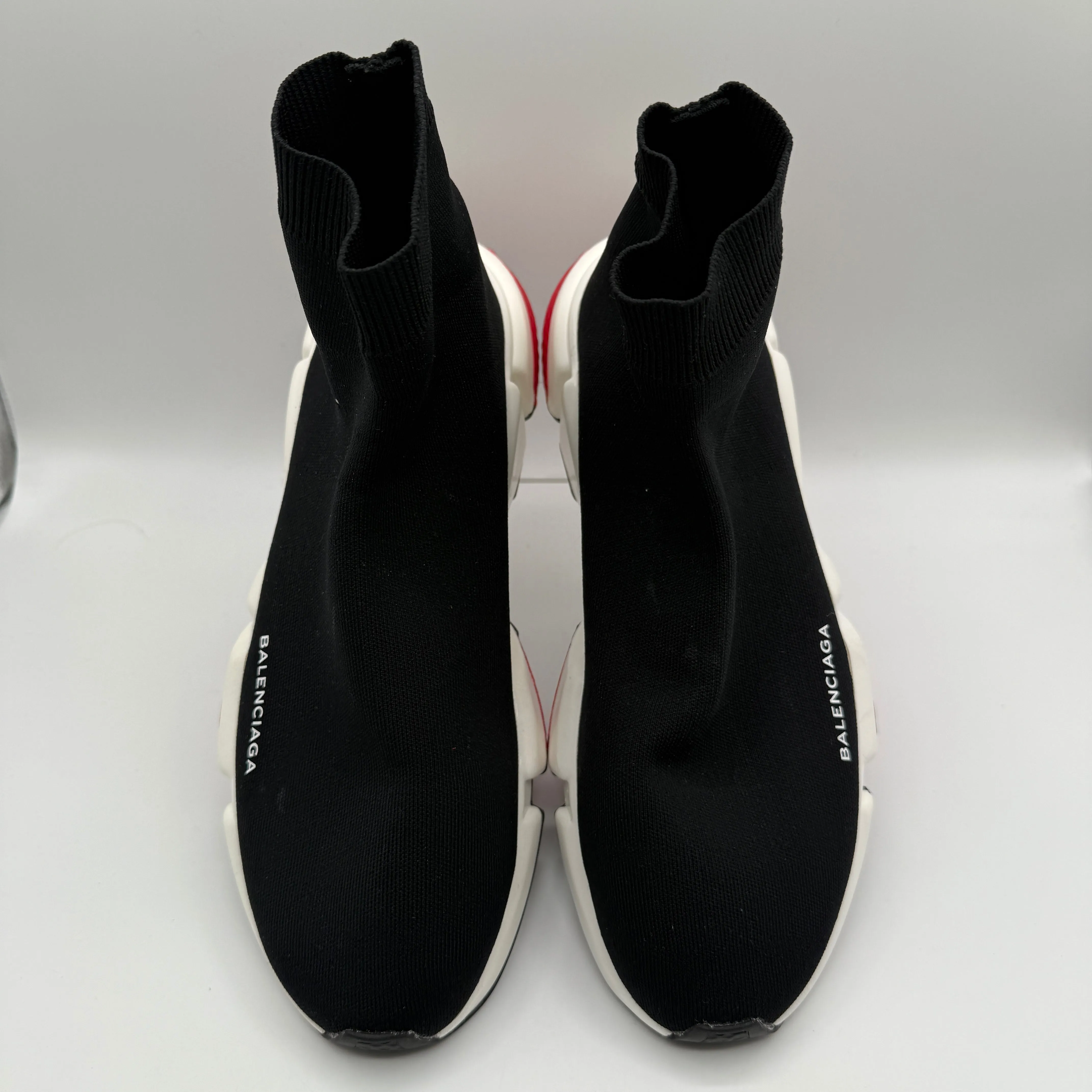 Balenciaga Speed Trainer Black Red *pre-owned* (SIZE US12/EU45)