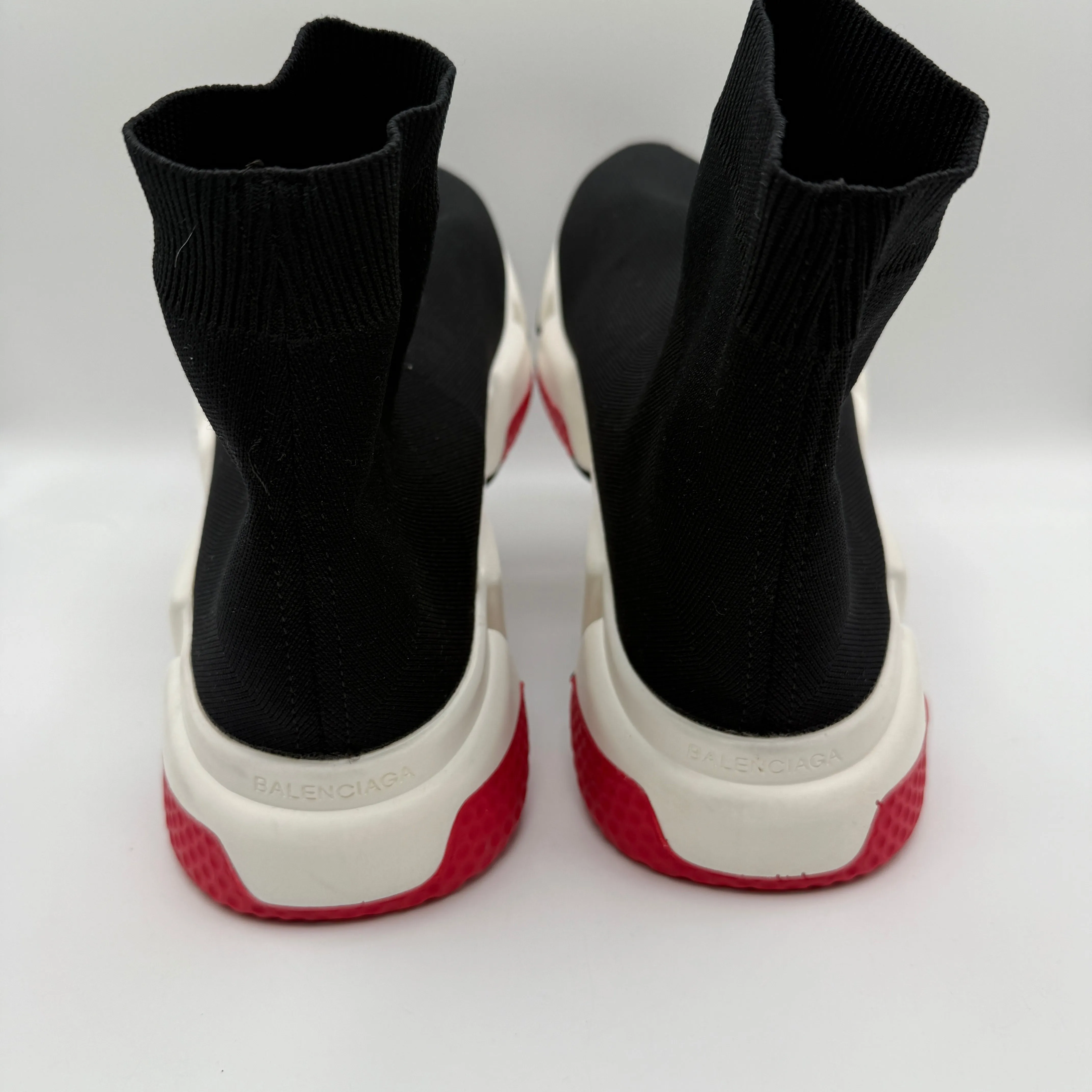 Balenciaga Speed Trainer Black Red *pre-owned* (SIZE US12/EU45)
