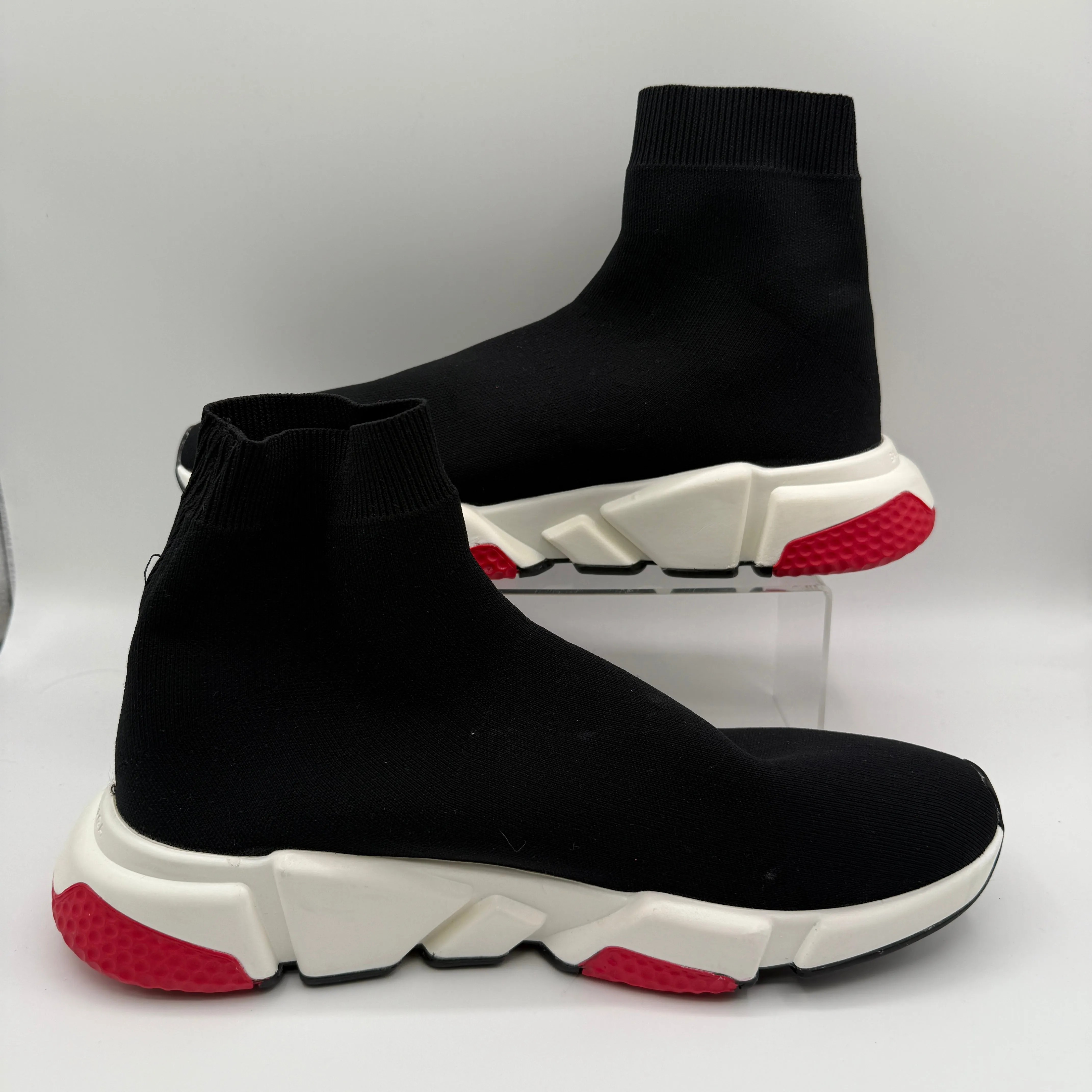 Balenciaga Speed Trainer Black Red *pre-owned* (SIZE US12/EU45)