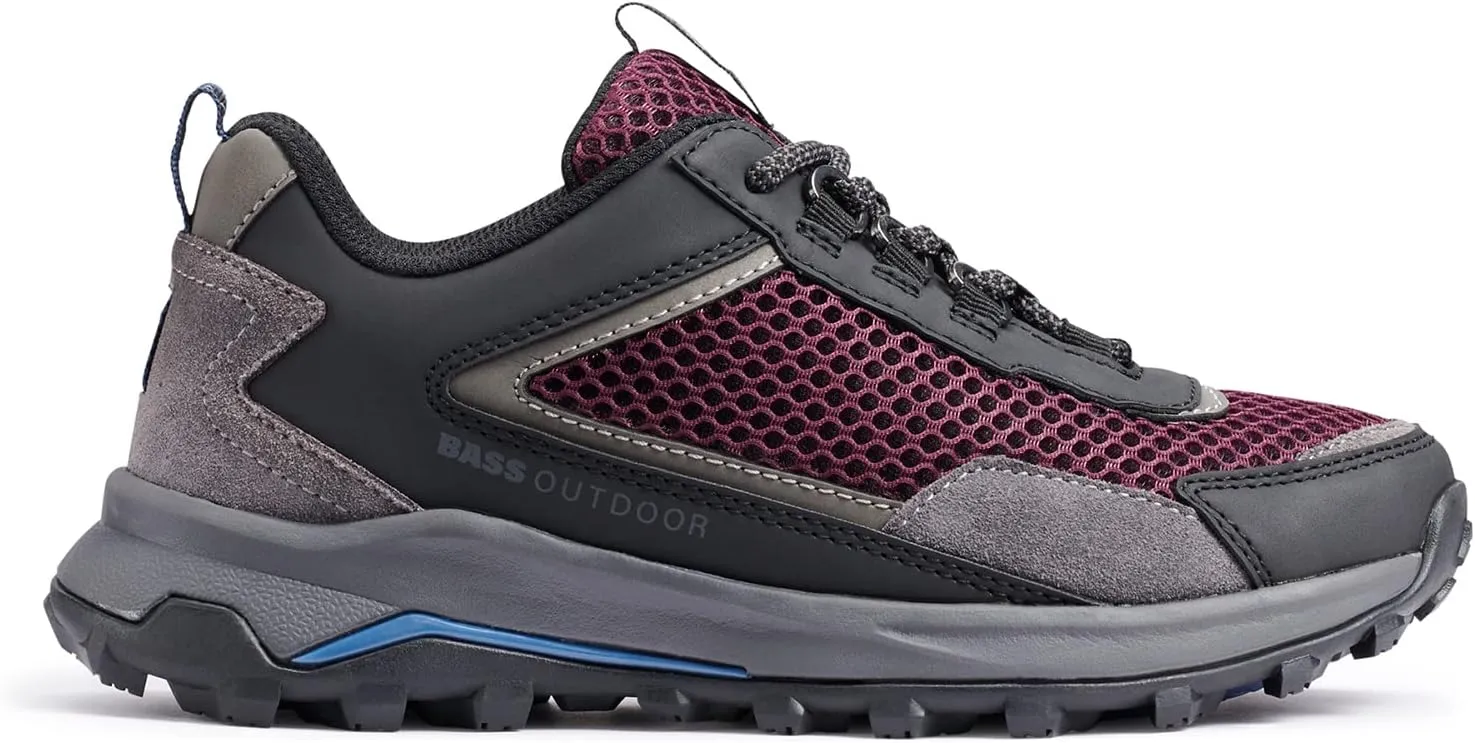 BASS OUTDOOR Women's Trek Mesh Hiker Hiking Shoe
