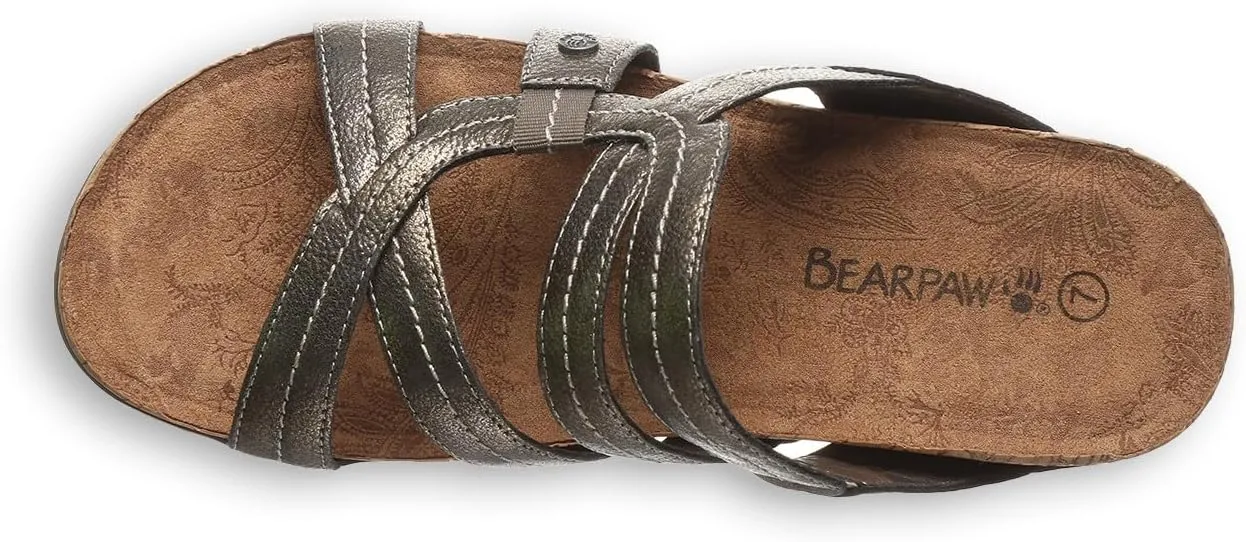 BEARPAW Women's Kai II Multiple Colors | Women's Slide Sandal | Women's Shoe | Comfortable & Lightweight